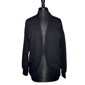 Black Jockey Open Front Cardigan Size Large